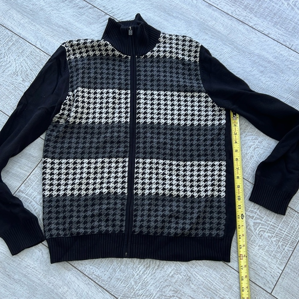 Ben Sherman houndstooth cardigan